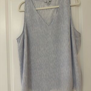 Nine West Gray Sleeveless Relaxed Tank Top